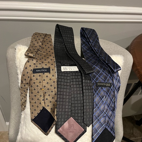 3 Ties for the Price of 1 Kenneth Cole, Nautica, & Farentino Ferre Great shape! - Picture 3 of 4